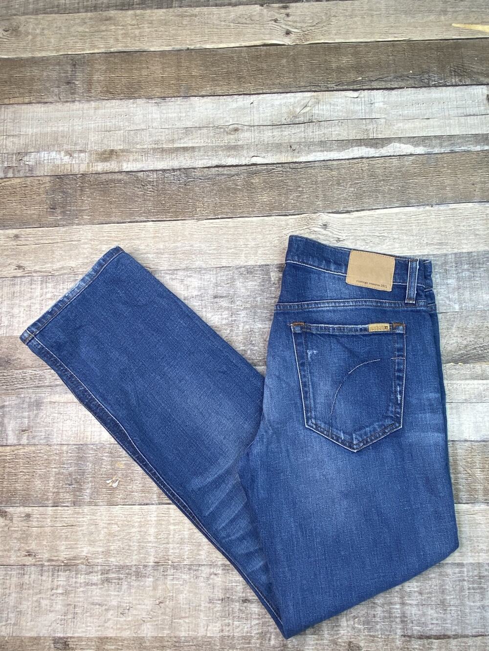 Joes Jeans Fits Men 32x32 Blue Camryn Straight and Narrow Stretch Medium Wash